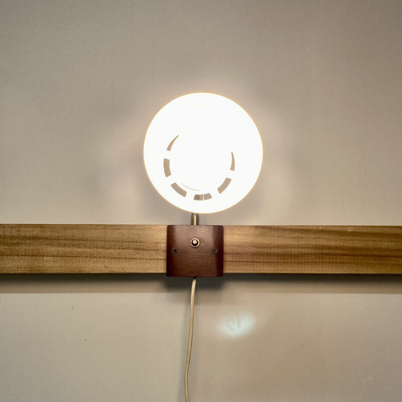 Vintage wall lamp modular scandinavian 1950s