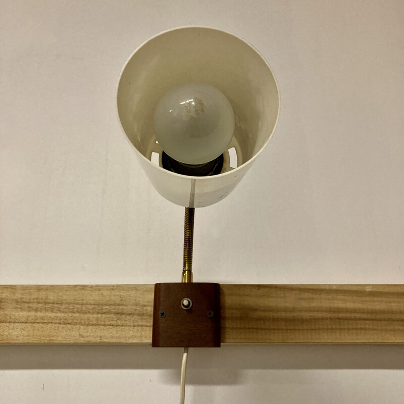 Vintage wall lamp modular scandinavian 1950s