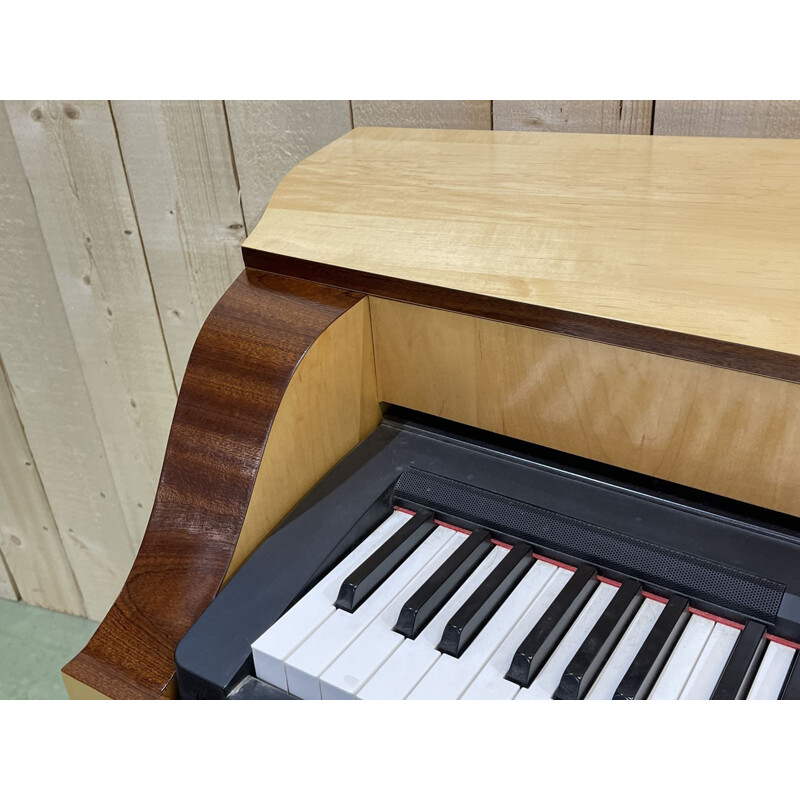 Vintage-Piano und -Hocker aus Bergahorn