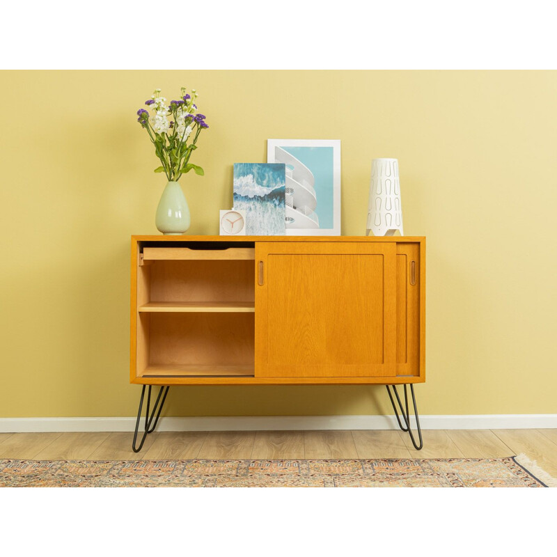 Vintage solid wood highboard by Poul Hundevad, Denmark 1960