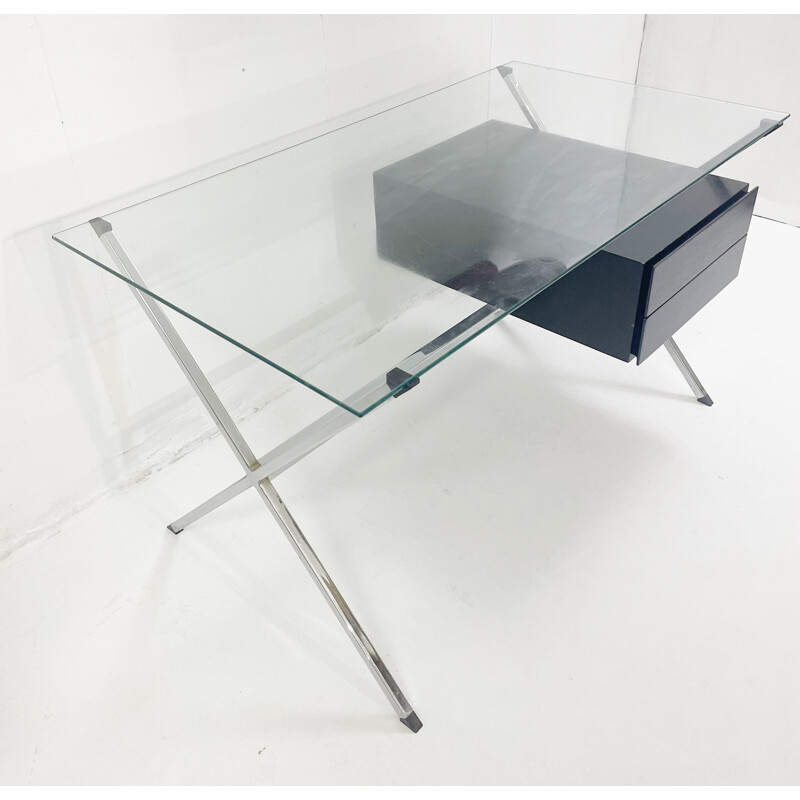 Vintage minimalist desk by Franco Albini for Knoll International 1950