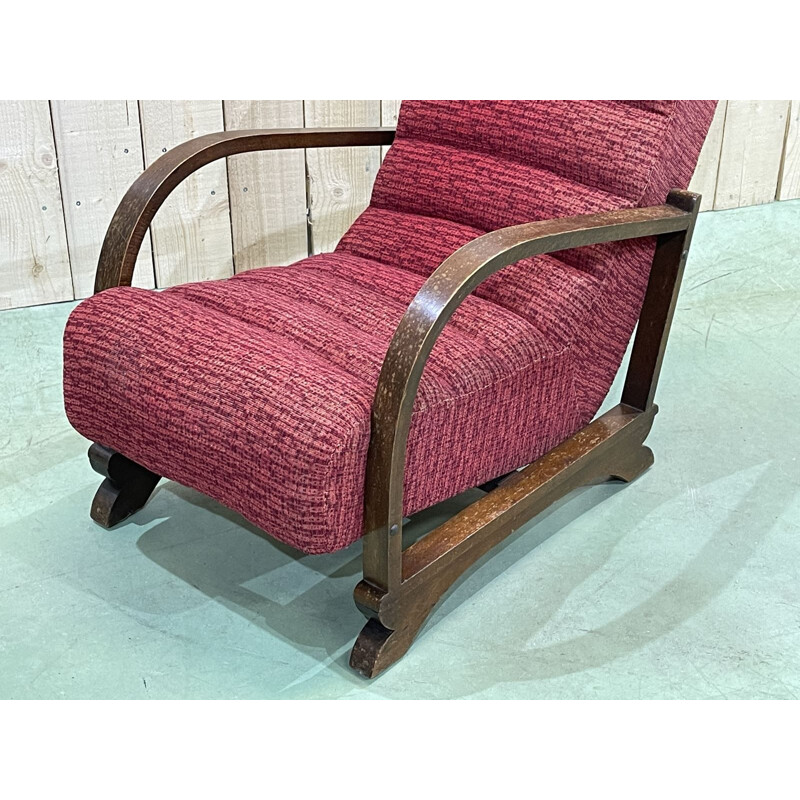 Vintage Bridge armchair, Art Deco 1930