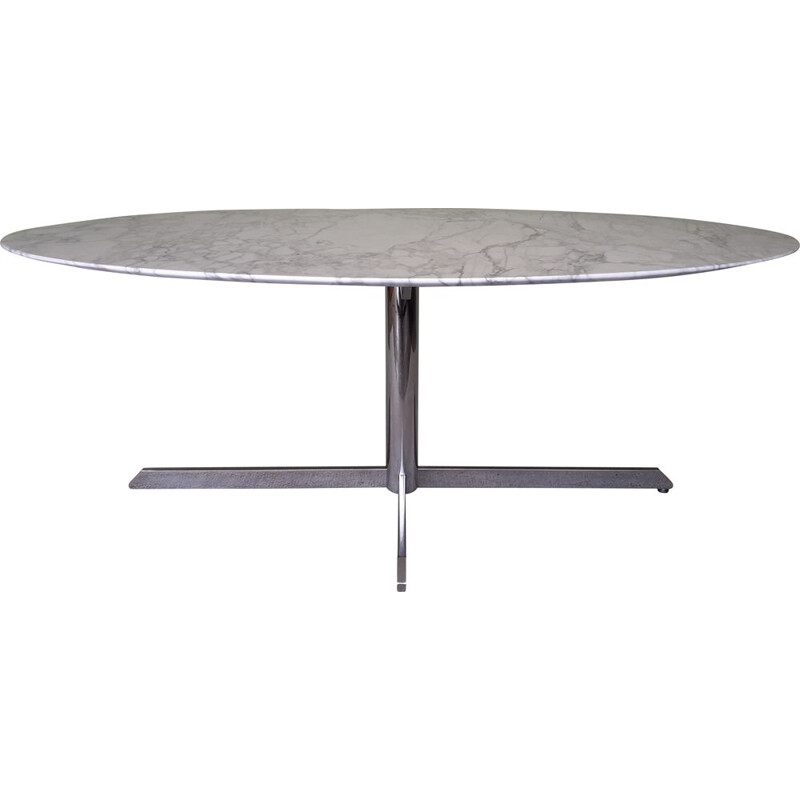 Table vintage ovale de Florence Knoll 