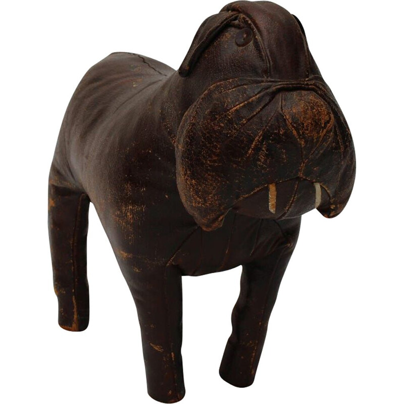 Sculpture chien vintage par Dimitri Omersa 1960