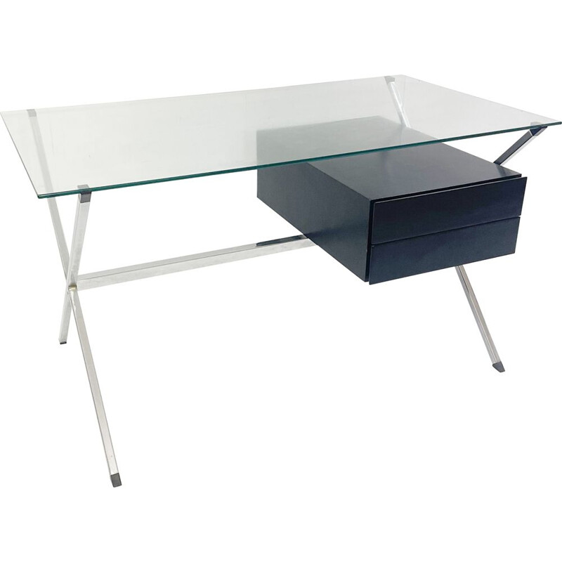 Vintage minimalist desk by Franco Albini for Knoll International 1950