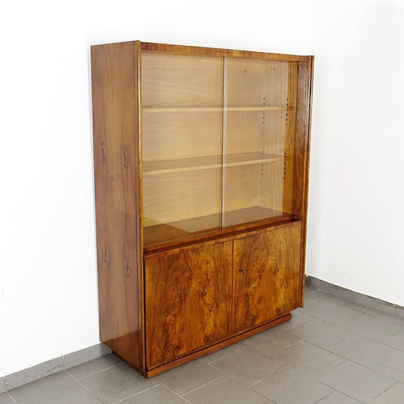 Vintage bookcase by Jindrich Halabala for UP Závody