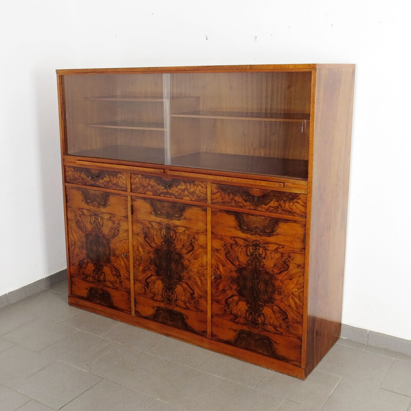 Vintage cabinet with bookcase by Jan Vaněk