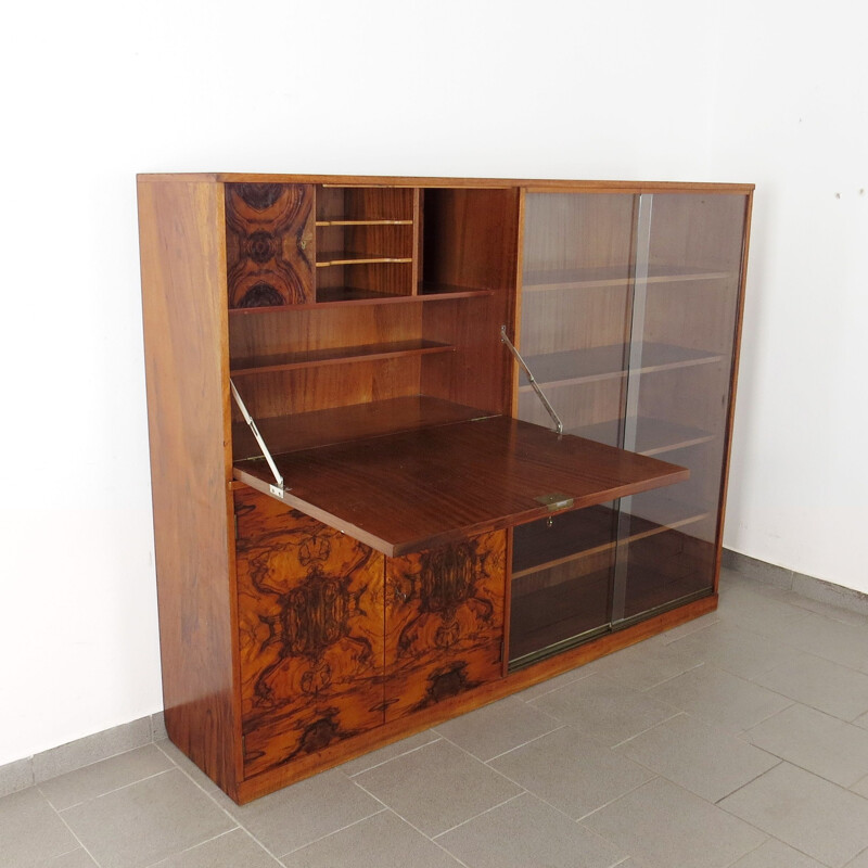 Vintage cabinet with bookcase by Jan Vaněk