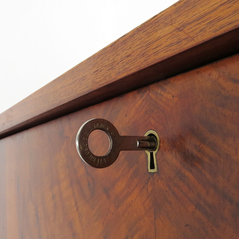 Vintage cabinet with bookcase by Jan Vaněk