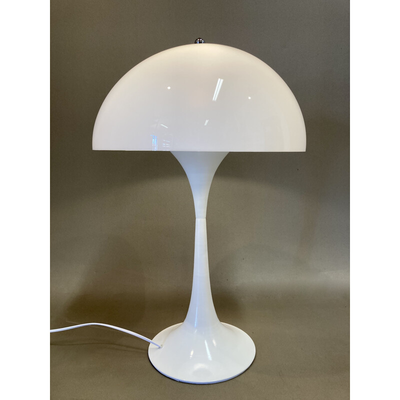 Vintage plastic and metal lamp 2000s