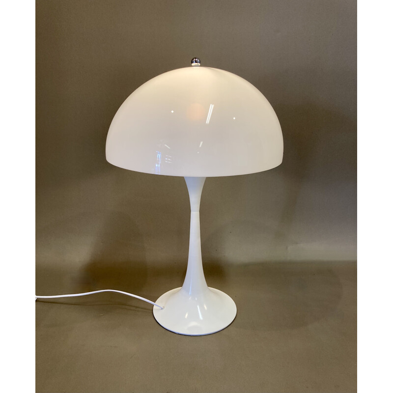 Vintage plastic and metal lamp 2000s