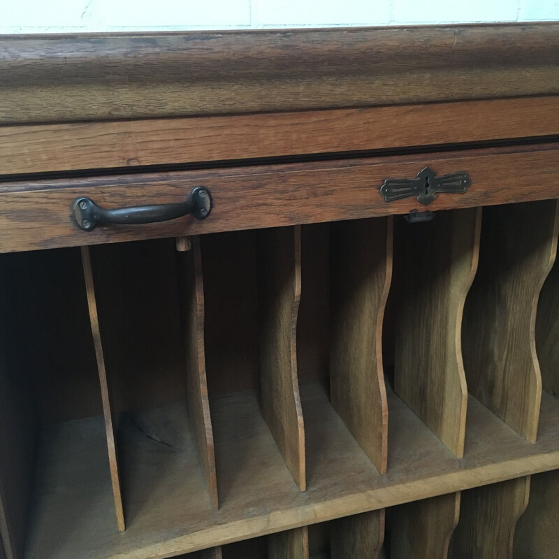 Vintage oak filing furniture