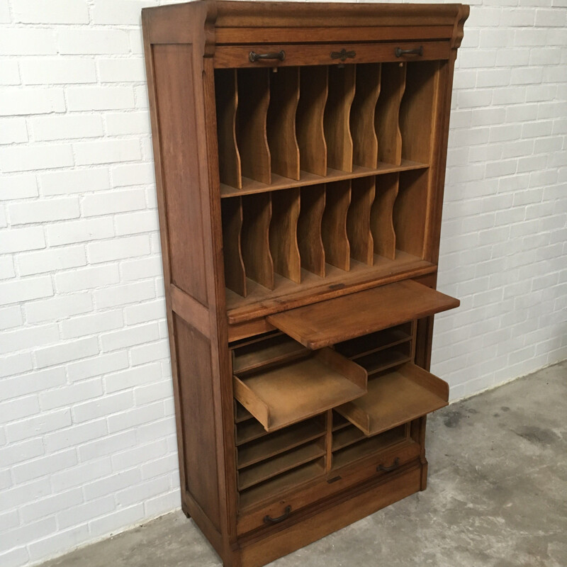 Vintage oak filing furniture