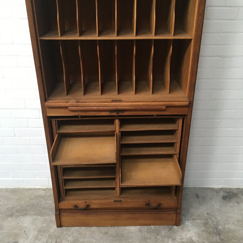 Vintage oak filing furniture