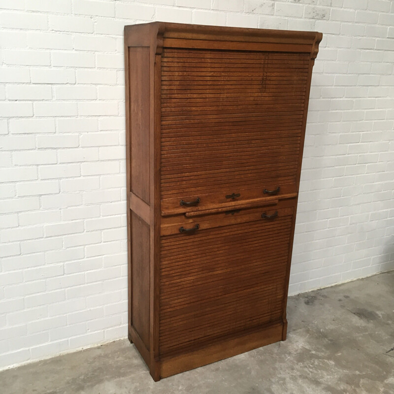 Vintage oak filing furniture