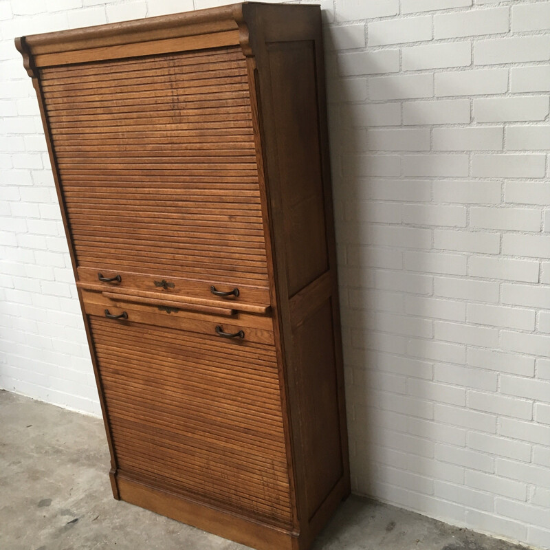 Vintage oak filing furniture