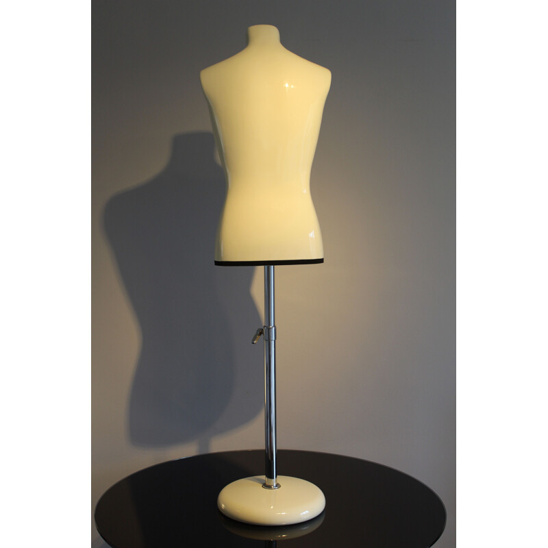 Vintage mannequin in cream colored lacquered resin, Italy 1970