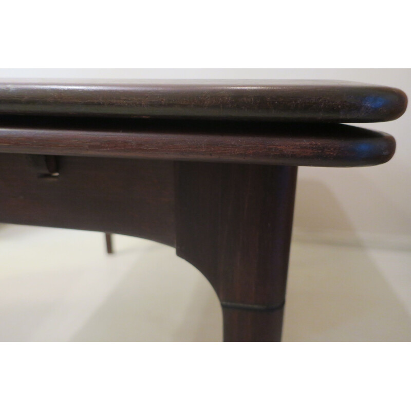 Vintage mahogany extensible table 1960