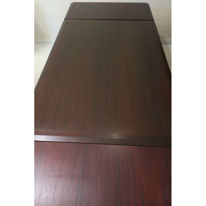 Vintage mahogany extensible table 1960