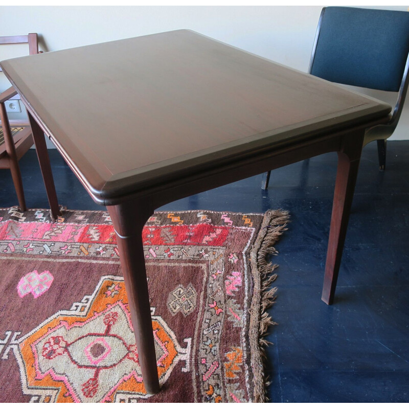 Vintage mahogany extensible table 1960