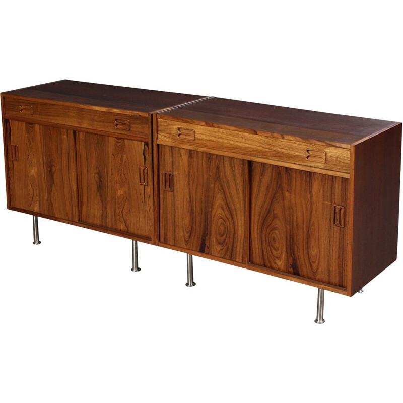 Vintage Scandinavian rosewood sideboard 1960