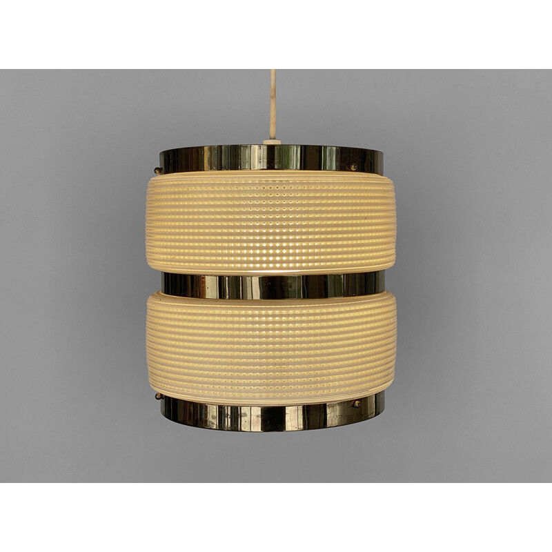 Vintage brass suspension by Rotaflex, Sweden 1960