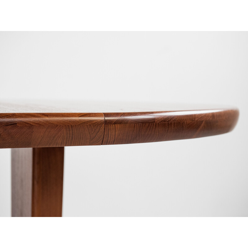 Vintage round teak table by VV Møbler, Denmark 1960