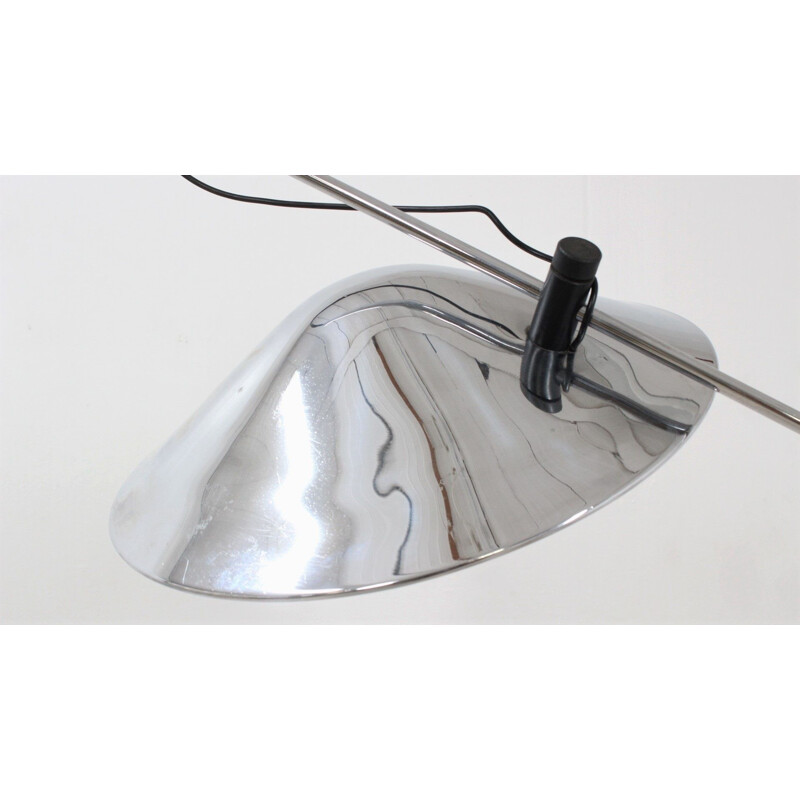 Vintage chrome floor lamp by Goffredo Reggiani 1970