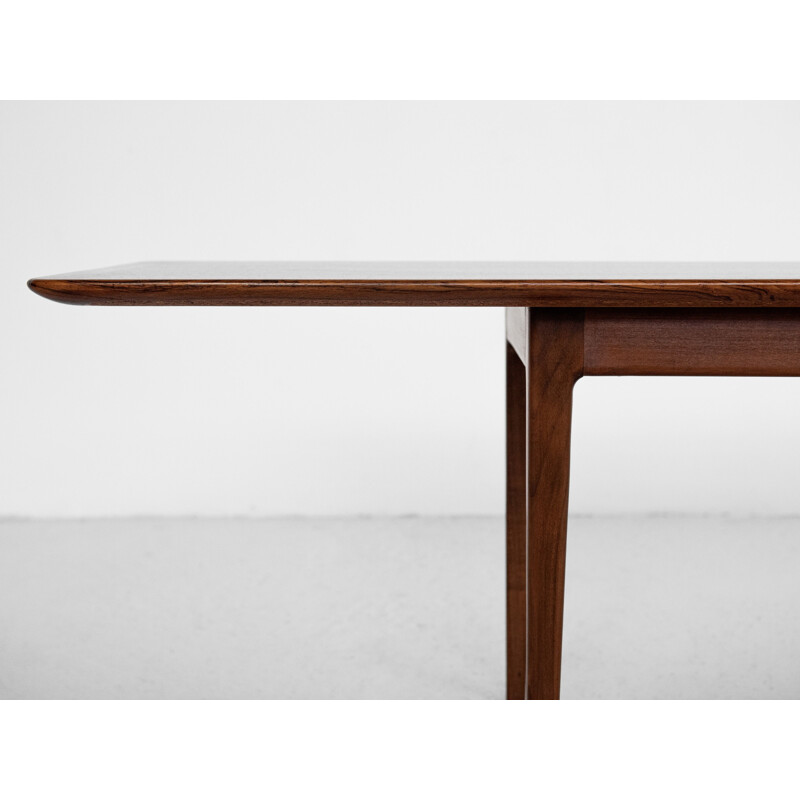 Vintage Boomerang coffee table in rosewood, Denmark 1960