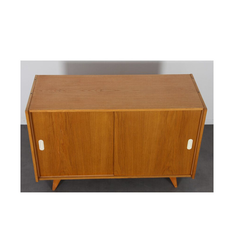 Vintage oak highboard by Jiri Jiroutek for Interier Praha 1960