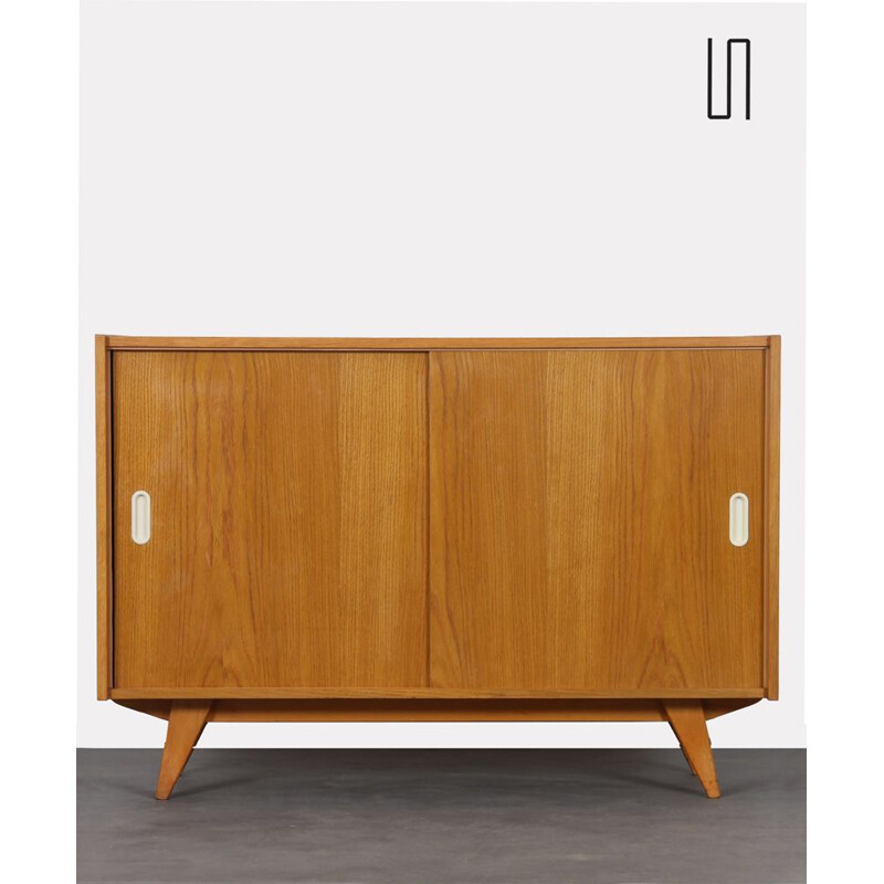 Vintage oak highboard by Jiri Jiroutek for Interier Praha 1960