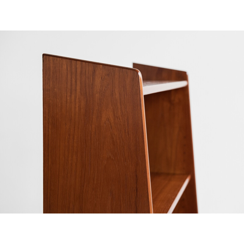 Vintage teak desk with oak legs, Denmark 1960