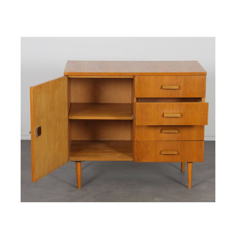 Vintage wooden chest of drawers by UP Zavody 1963