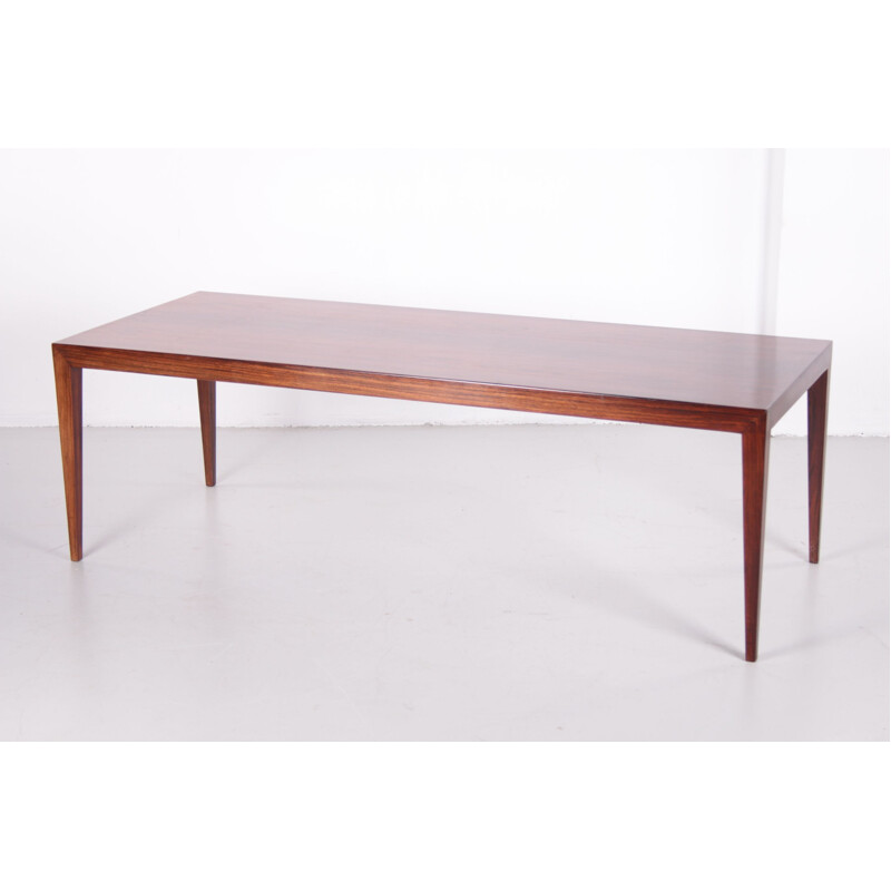 Table basse vintage en palissandre par Severin Hansen 1960