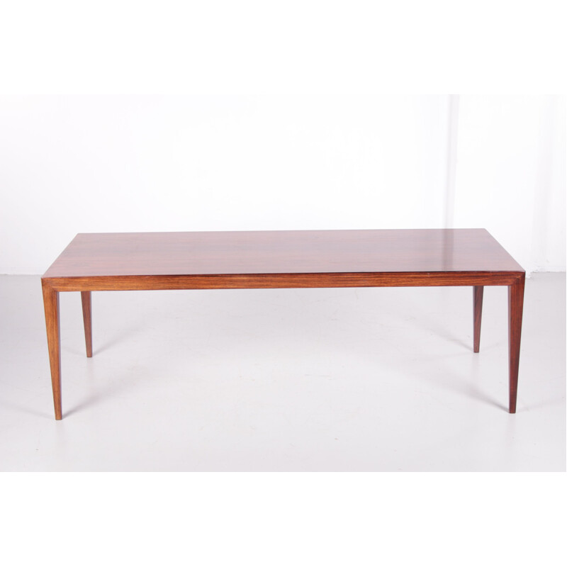 Vintage rosewood coffee table by Severin Hansen 1960