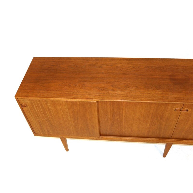 Credenza vintage in teak di Henry Rosengren Hansen, Danimarca 1960