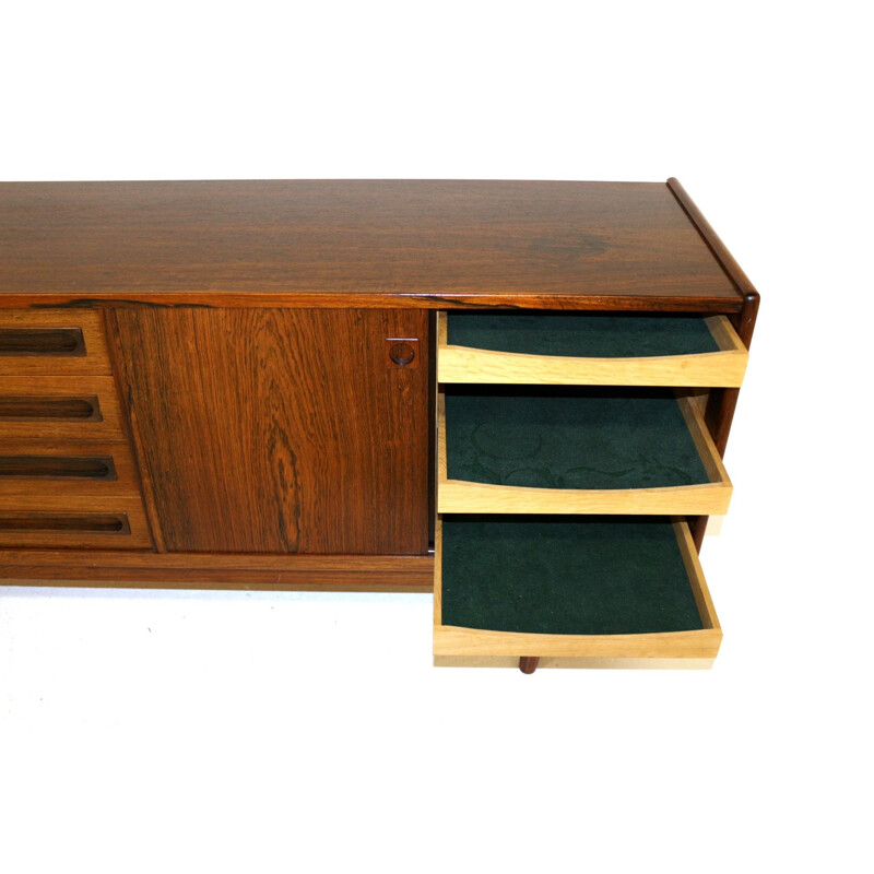 Vintage rosewood enfilade de Jensen e Mølholm, Dinamarca 1960