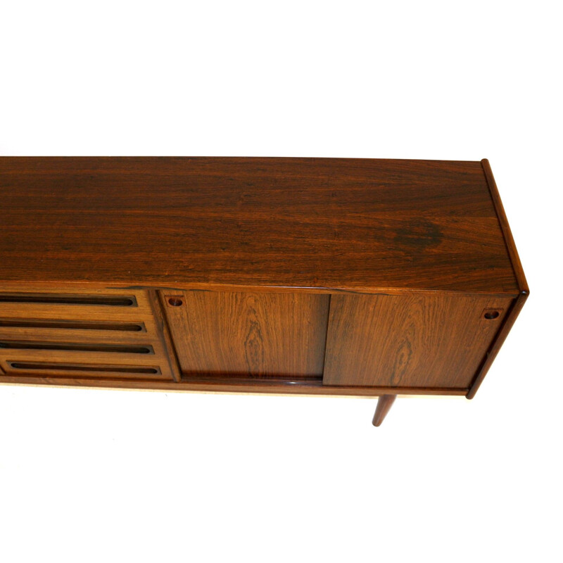 Vintage rosewood enfilade by Jensen and Mølholm, Denmark 1960