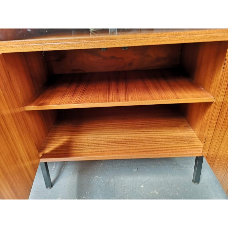 Vintage bookcase by René Jean Caillette 1950