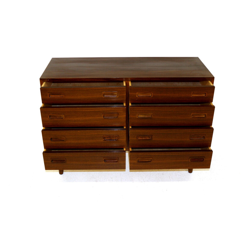 Vintage rosewood chest of drawers by Poul Hundevad, Denmark 1960