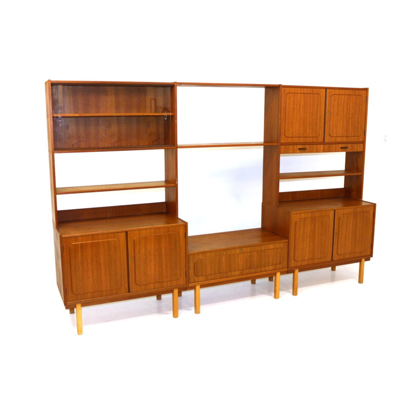 Vintage teak bookcase, Sweden 1960