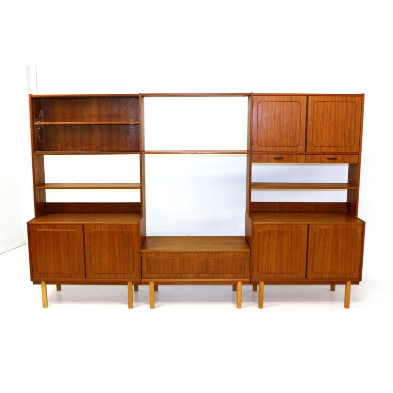 Vintage teak bookcase, Sweden 1960