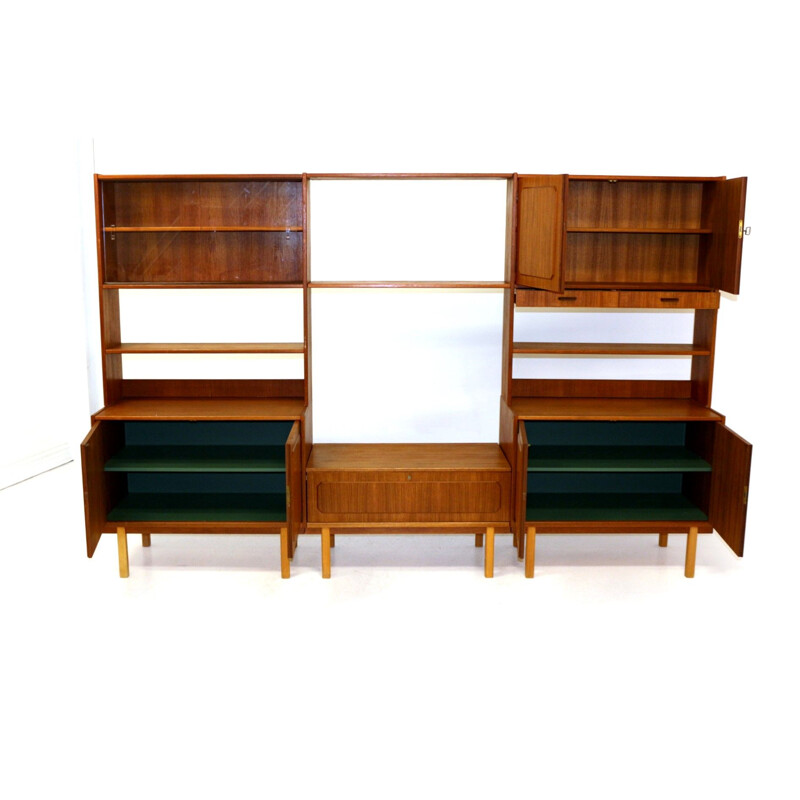 Vintage teak bookcase, Sweden 1960