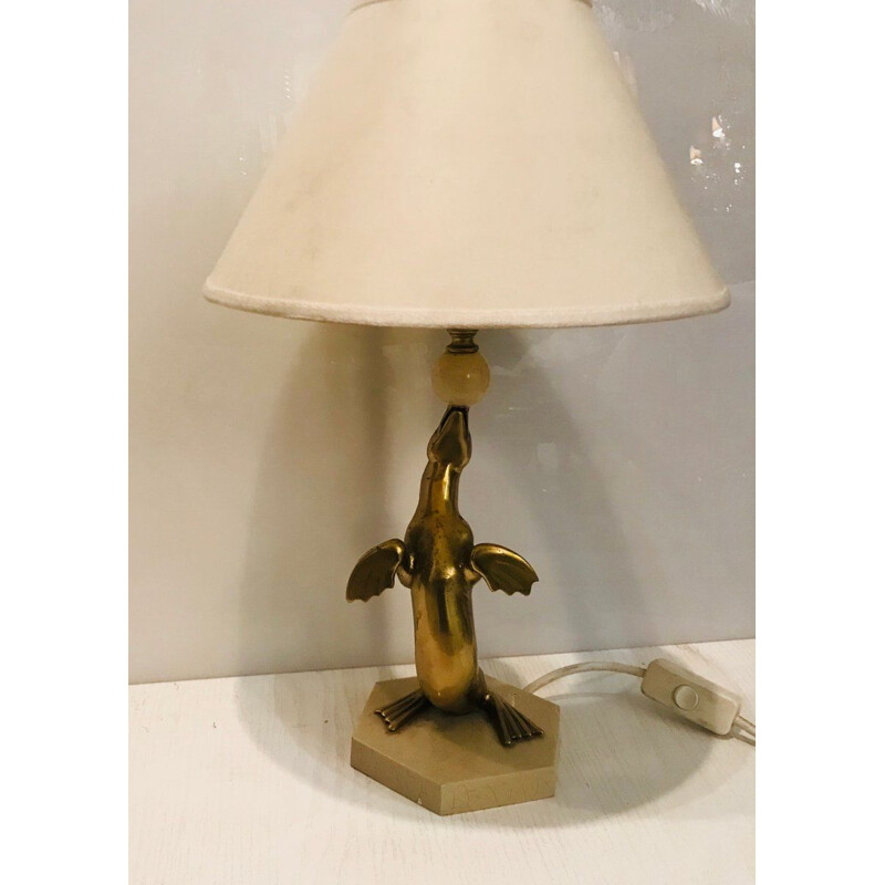 Coppia di lampade da tavolo vintage di Leone Aliotti per Alliotti, 1980
