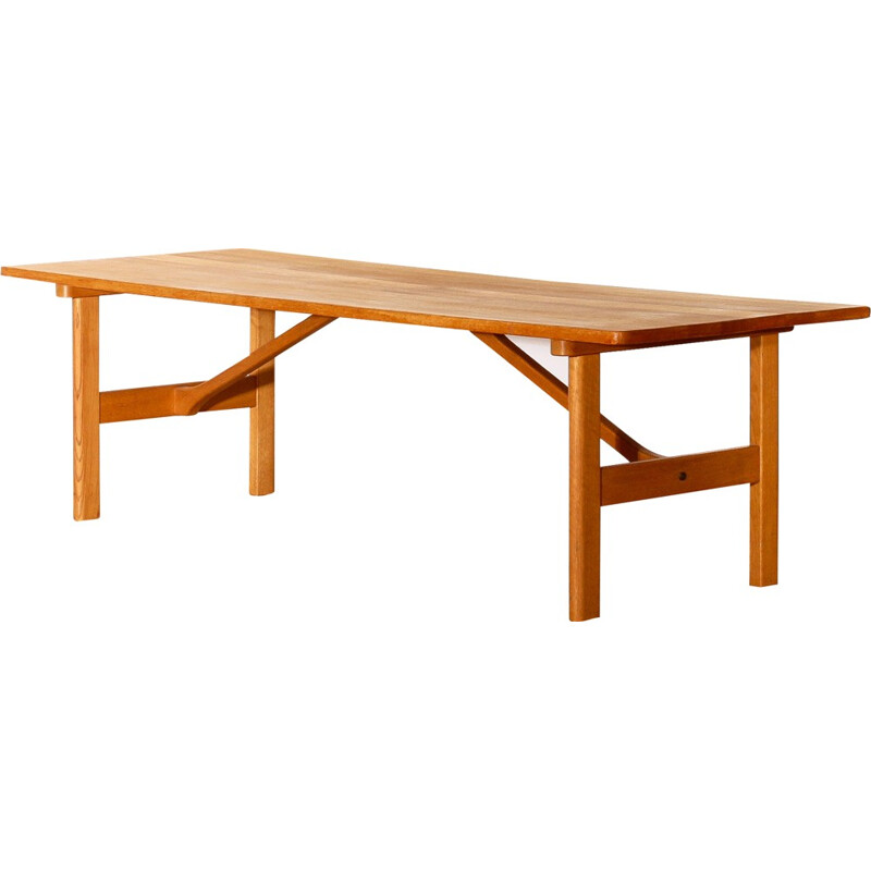 Fredericia oak coffee table, Børge MOGENSEN -1950s