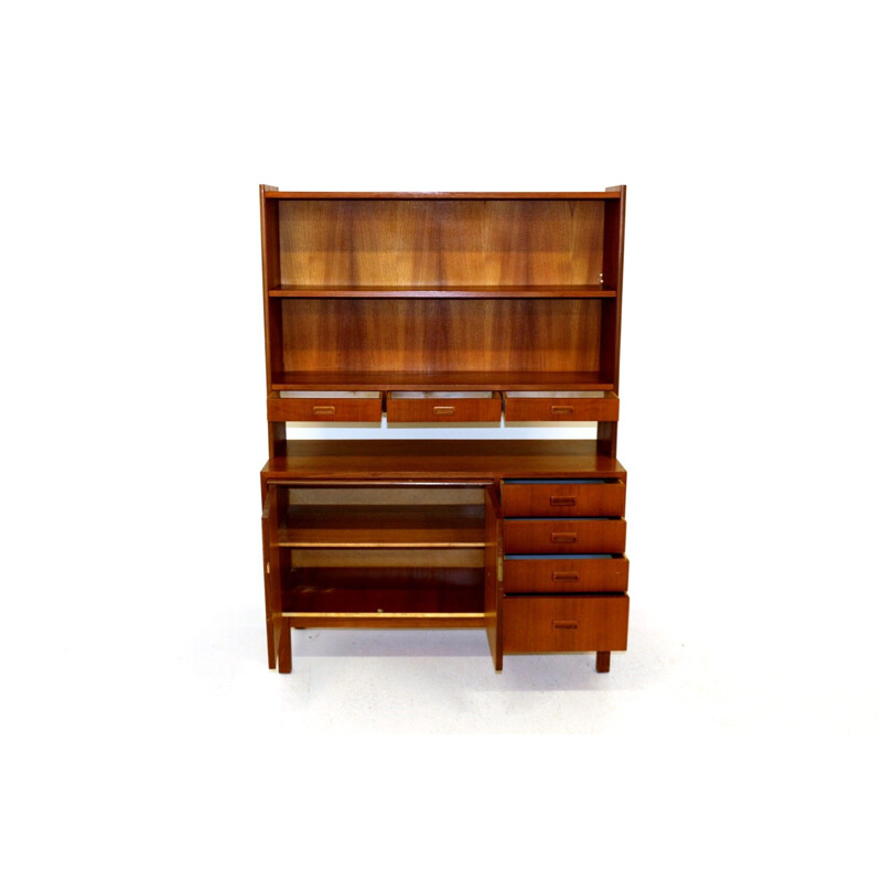 Vintage teak bookcase Sweden 1960s