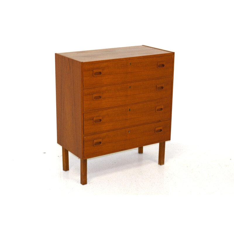 Vintage teak chest of drawers Sweden 1960s