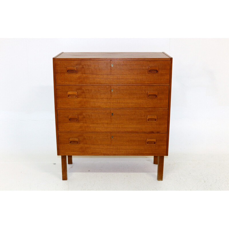 Vintage teak chest of drawers Sweden 1960s