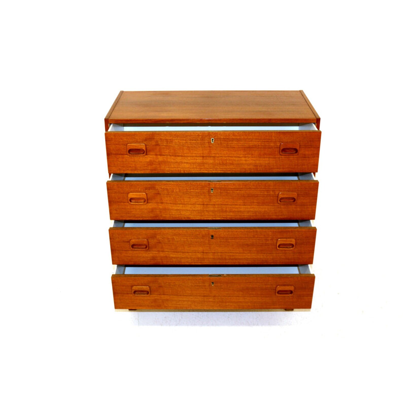 Vintage teak chest of drawers Sweden 1960s