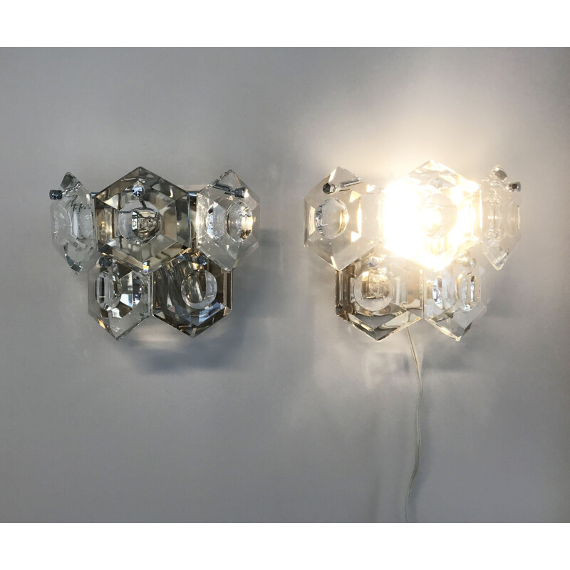 Pair of vintage Kinkelday style sconces